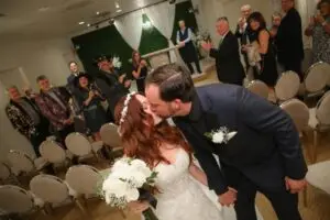 Newlyweds in las Vegas